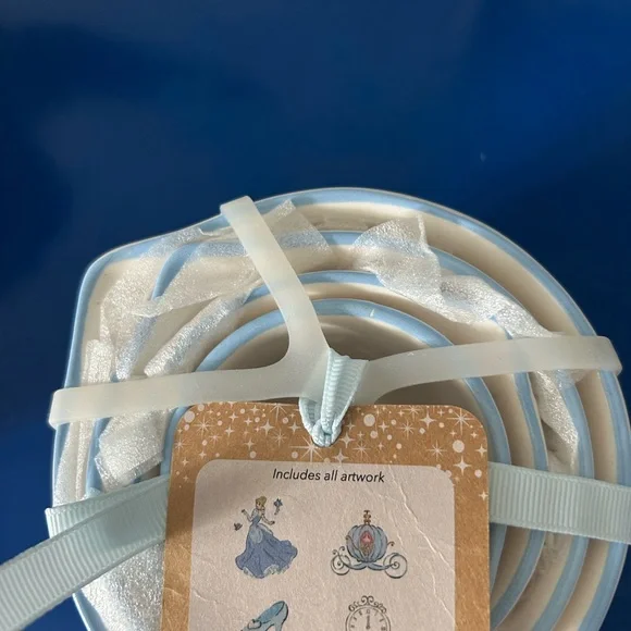 Rae Dunn Disney Cinderella Pumpkin Carriage Glass Slipper Clock Measuring Cups - Picture 5 of 6